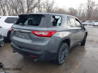 2021 Chevrolet Traverse RS with VIN 1GNEVJKW4MJ163501, listed as a IAAI auction lot 41344427 with 1 mi miles. Bid and sale history available at carsss.com. Image 4.