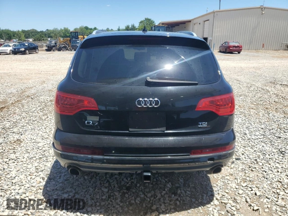 2014 Audi Q7 Premium Plus with VIN WA1LMAFE0ED018356, listed as a Copart auction lot 58155505 with 109,340 mi miles and Clean title. Bid and sale history available at DreamBid. Image 6.