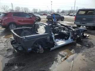 2013 Chevrolet Corvette with VIN 1G1YM2DT2D5800064, listed as a Copart auction lot 46321445 with Not provided miles and Salvage title. Bid and sale history available at DreamBid. Image 3.