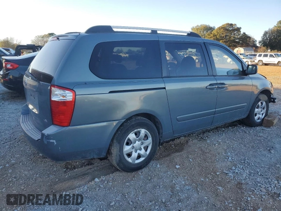 2008 Kia Sedona EX with VIN KNDMB233886214336, listed as a Copart auction lot 81980824 with 166,499 mi miles and Salvage Title. Bid and sale history available at carsss.com. Image 3.
