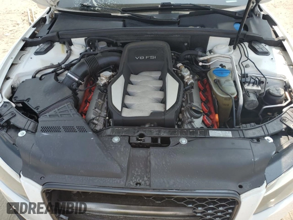 2008 Audi S5 with VIN WAURV78T38A030872, listed as a Copart auction lot 68735304 with 120,931 mi miles and Salvage Title. Bid and sale history available at carsss.com. Image 11.
