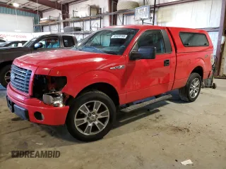 2014 Ford F-150 XL with VIN 1FTMF1CM6EKF44311, listed as a Copart auction lot 46420765 with 96,895 mi miles and Salvage Title. Bid and sale history available at carsss.com. Image 1.