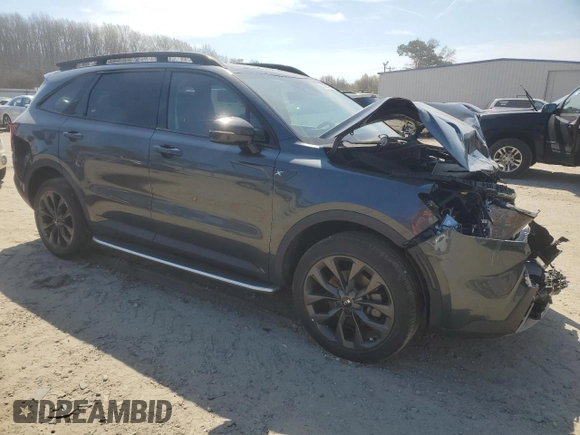 2021 Kia Sorento EX with VIN 5XYRHDLF4MG068535, listed as a Copart auction lot 50385475 with 63,110 mi miles and Salvage Title. Bid and sale history available at carsss.com. Image 4.