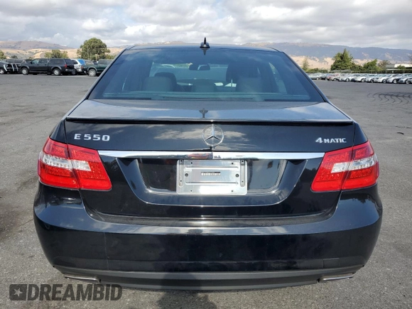 2013 Mercedes-Benz E 550 Sport with VIN WDDHF9BBXDA676854, listed as a Copart auction lot 71620434 with 155,557 mi miles and Salvage title. Bid and sale history available at DreamBid. Image 6.