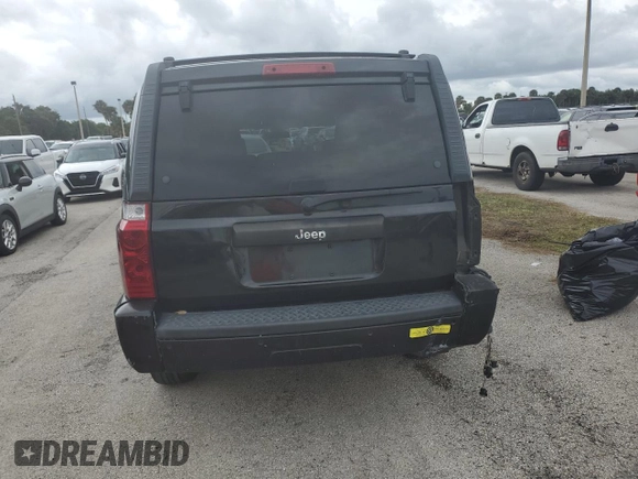 2008 Jeep Commander Sport with VIN 1J8HH48K38C229803, listed as a Copart auction lot 75095854 with 0 mi miles and Salvage Title. Bid and sale history available at carsss.com. Image 6.
