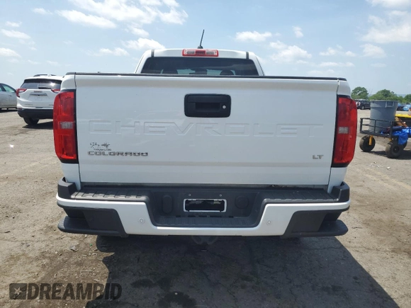 2021 Chevrolet Colorado 2WD LT with VIN 1GCHSCEA1M1252744, listed as a Copart auction lot 61903035 with 85,799 mi miles and Salvage title. Bid and sale history available at DreamBid. Image 6.