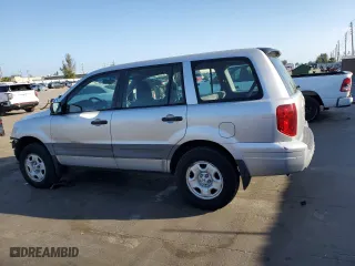 2004 Honda Pilot LX with VIN 2HKYF18194H612792, listed as a Copart auction lot 47187725 with 105,254 mi miles and Salvage Title. Bid and sale history available at carsss.com. Image 2.