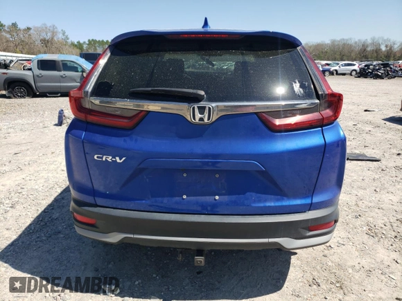 2022 Honda CR-V EX with VIN 7FARW1H52NE012935, listed as a Copart auction lot 48516085 with 0 mi miles and Salvage Title. Bid and sale history available at carsss.com. Image 6.