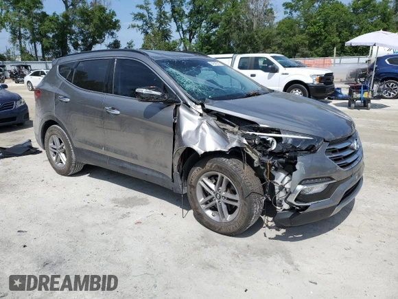 2018 Hyundai Santa Fe 2.4L with VIN 5NMZU3LB0JH064275, listed as a Copart auction lot 54542945 with 102,529 mi miles and Salvage title. Bid and sale history available at DreamBid. Image 4.