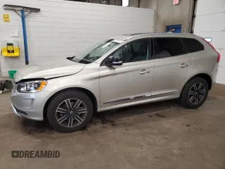2017 Volvo XC60 Dynamic with VIN YV440MRRXH2159955, listed as a Copart auction lot 62257515 with 124,572 mi miles and Salvage title. Bid and sale history available at DreamBid. Image 1.