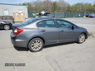 2012 Honda Civic EX with VIN 2HGFB2F83CH311453, listed as a Copart auction lot 55051765 with 242,944 mi miles and Salvage Title. Bid and sale history available at DreamBid. Image 3.