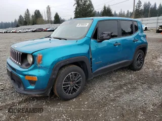 2020 Jeep Renegade Sport with VIN ZACNJAAB1LPM01724, listed as a Copart auction lot 50780035 with 102,140 mi miles and Clean Title. Bid and sale history available at carsss.com. Image 1.