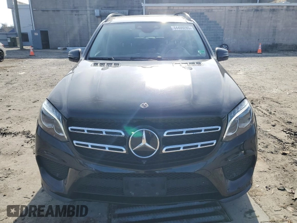 2018 Mercedes-Benz GLS 550 with VIN 4JGDF7DE1JB092087, listed as a Copart auction lot 44409285 with 102,280 mi miles and Salvage title. Bid and sale history available at DreamBid. Image 5.