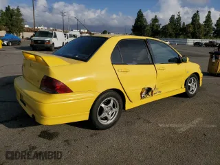 2002 Mitsubishi Lancer OZ-Rally with VIN JA3AJ86E82U071265, listed as a Copart auction lot 77711904 with 174,088 mi miles and Salvage Title. Bid and sale history available at carsss.com. Image 3.