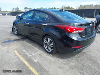 2014 Hyundai Elantra SE with VIN KMHDH4AE3EU134475, listed as a IAAI auction lot 41813247 with 107,889 mi miles. Bid and sale history available at carsss.com. Image 3.