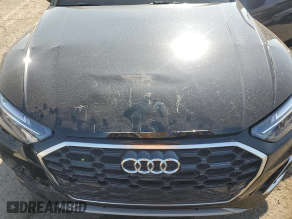 2021 Audi Q5 Premium Plus with VIN WA1E2AFY4M2043666, listed as a Copart auction lot 62084685 with 49,000 mi miles and Salvage title. Bid and sale history available at DreamBid. Image 12.
