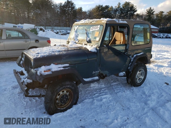1995 Jeep Wrangler S with VIN 1J4FY19P4SP203275, listed as a Copart auction lot 42015245 with 207,414 mi miles and Clean Title. Bid and sale history available at carsss.com. Image 1.