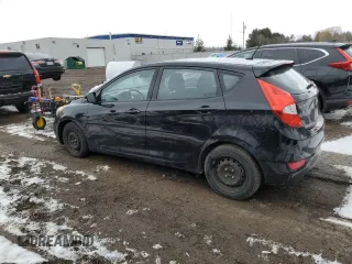 2014 Hyundai Accent SE with VIN KMHCU5AE8EU184754, listed as a Copart auction lot 50075125 with 123,984 mi miles and Clean Title. Bid and sale history available at carsss.com. Image 2.