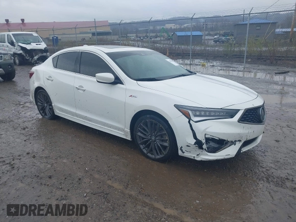 2022 Acura ILX Premium with VIN 19UDE2F82NA005781, listed as a IAAI auction lot 42002849 with 24,795 mi miles and . Bid and sale history available at DreamBid. Image 1.