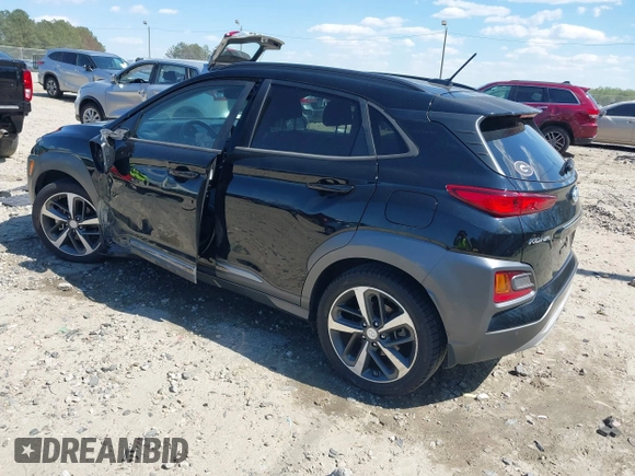 2018 Hyundai Kona Ultimate with VIN KM8K53A58JU123279, listed as a IAAI auction lot 41898010 with 60,002 mi miles. Bid and sale history available at carsss.com. Image 3.