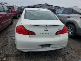 2011 Infiniti G25 x with VIN JN1DV6ARXBM451521, listed as a Copart auction lot 83102564 with 221,298 mi miles and Salvage Title. Bid and sale history available at DreamBid. Image 6.