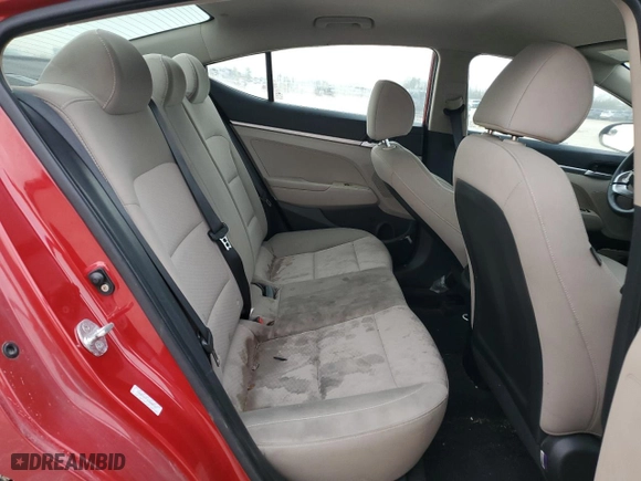 2019 Hyundai Elantra SE with VIN KMHD74LFXKU888767, listed as a Copart auction lot 48299725 with 69,182 mi miles and Salvage Title. Bid and sale history available at carsss.com. Image 10.