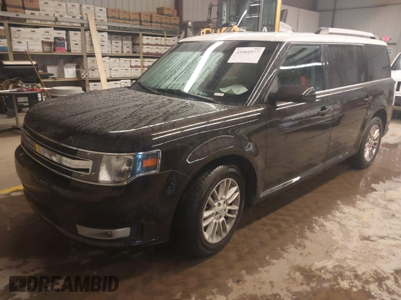 2013 Ford Flex SEL with VIN 2FMHK6C88DBD32396, listed as a IAAI auction lot 41960977 with 97,932 mi miles. Bid and sale history available at carsss.com. Image 2.