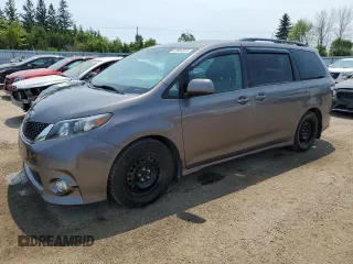 2011 Toyota Sienna SE with VIN 5TDXK3DC2BS175090, listed as a Copart auction lot 62560875 with 250,496 mi miles and Salvage title. Bid and sale history available at DreamBid. Image 1.
