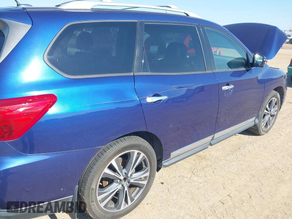2017 Nissan Pathfinder Platinum with VIN 5N1DR2MN7HC682843, listed as a IAAI auction lot 42668614 with 86,880 mi miles and . Bid and sale history available at DreamBid. Image 6.