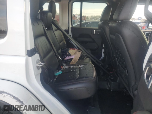 2021 Jeep Wrangler Unlimited Rubicon with VIN 1C4JJXFG1MW849460, listed as a Copart auction lot 45307515 with 54,517 mi miles and Salvage title. Bid and sale history available at DreamBid. Image 11.