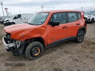 2015 Jeep Renegade Sport with VIN ZACCJBAT3FPC23361, listed as a Copart auction lot 55310505 with 125,468 mi miles and Salvage Title. Bid and sale history available at DreamBid. Image 1.