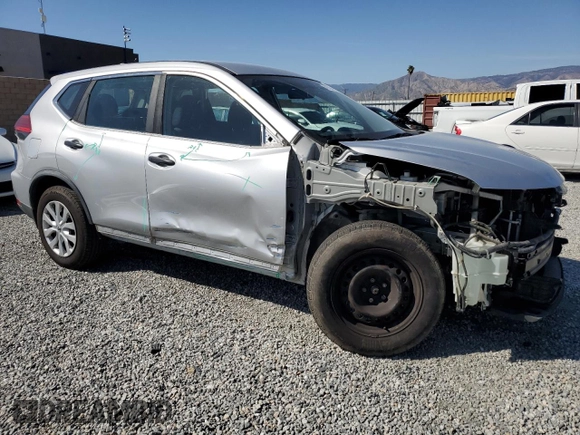 2017 Nissan Rogue S with VIN KNMAT2MT5HP609440, listed as a Copart auction lot 49730455 with 102,208 mi miles and Salvage Title. Bid and sale history available at DreamBid. Image 4.