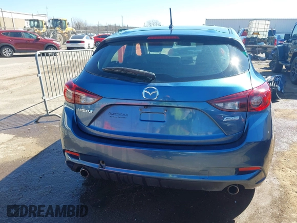 2018 Mazda 3 Touring with VIN 3MZBN1L36JM247119, listed as a IAAI auction lot 41724711 with 45,343 mi miles. Bid and sale history available at carsss.com. Image 17.