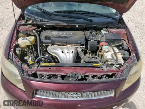 2007 Scion tC Spec with VIN JTKDE167870154942, listed as a Copart auction lot 61836675 with 186,257 mi miles and Salvage title. Bid and sale history available at DreamBid. Image 11.