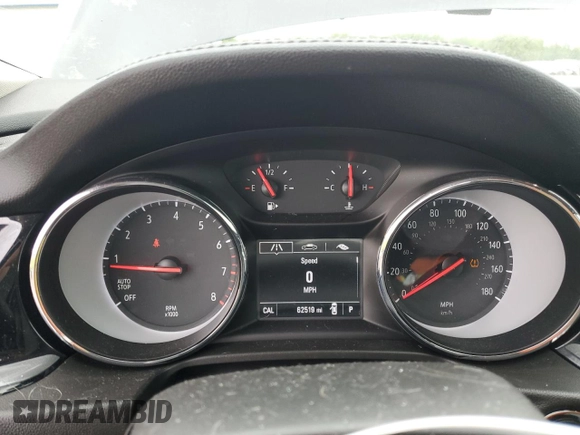 2018 Buick Regal Preferred with VIN W04GL6SX9J1134644, listed as a Copart auction lot 57247995 with 62,519 mi miles and Salvage title. Bid and sale history available at DreamBid. Image 9.