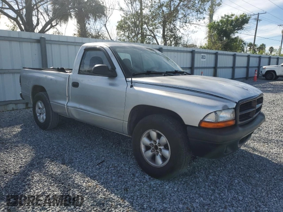 2003 Dodge Dakota with VIN 1D7FL16X23S122093, listed as a Copart auction lot 87394974 with 264,510 mi miles and Salvage Title. Bid and sale history available at carsss.com. Image 4.