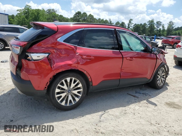 2020 Ford Escape Titanium Hybrid z VIN 1FMCU0DZ3LUC38525, wystawiony jako Copart lot #61967645 z przebiegiem 50 022 mil mil oraz Szkoda całkowita • Salvage title. Historia ofert i sprzedaży dostępna na DreamBid. Obrazek 3.