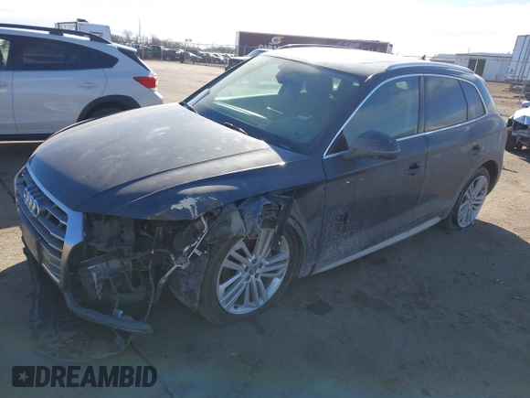 2018 Audi Q5 Prestige with VIN WA1CNAFY1J2129656, listed as a IAAI auction lot 41642388 with 102,268 mi miles. Bid and sale history available at carsss.com. Image 17.