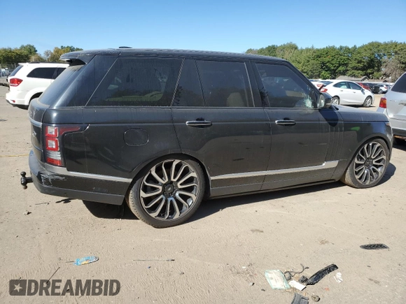 2014 Land Rover Range Rover Autobiography with VIN SALGV2FE0HA914567, listed as a Copart auction lot 74814864 with 79,229 mi miles and Clean title. Bid and sale history available at DreamBid. Image 3.