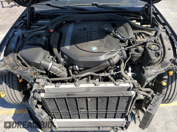 2021 BMW 5 Series 540i with VIN WBA53BJ05MWW92487, listed as a Copart auction lot 57679975 with 53,311 mi miles and Salvage title. Bid and sale history available at DreamBid. Image 11.