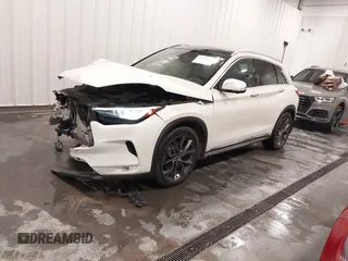 2019 Infiniti QX50 Luxe with VIN 3PCAJ5M38KF117624, listed as a IAAI auction lot 41630700 with 116,887 mi miles and . Bid and sale history available at DreamBid. Image 2.