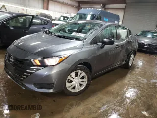 2024 Nissan Versa S with VIN 3N1CN8DV9RL910722, listed as a Copart auction lot 50313065 with 24,587 mi miles and Salvage Title. Bid and sale history available at carsss.com. Image 1.