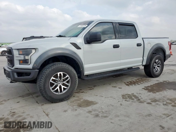 2017 Ford F-150 Raptor with VIN 1FTFW1RG2HFC86389, listed as a Copart auction lot 51668725 with 138,670 mi miles and Salvage Title. Bid and sale history available at carsss.com. Image 1.