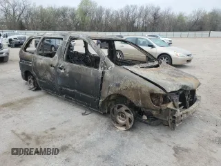 2002 Toyota Sienna LE with VIN 4T3ZF13C42U501134, listed as a Copart auction lot 50641605 with 0 mi miles and Non Repairable. Bid and sale history available at carsss.com. Image 4.
