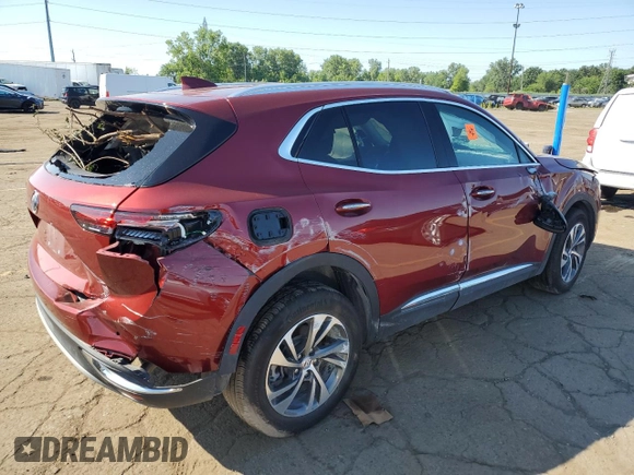 2023 Buick Envision Essence with VIN LRBFZNR4XPD083523, listed as a Copart auction lot 63782534 with Not Provided miles and Salvage Title. Bid and sale history available at DreamBid. Image 3.
