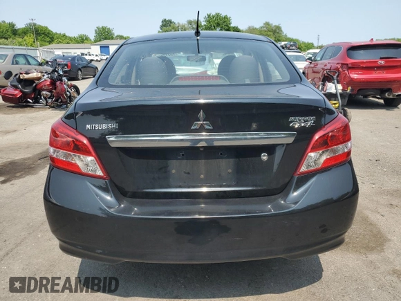 2019 Mitsubishi Mirage ES with VIN ML32F3FJ4KHF08135, listed as a Copart auction lot 59412865 with 89,324 mi miles and Salvage title. Bid and sale history available at DreamBid. Image 6.