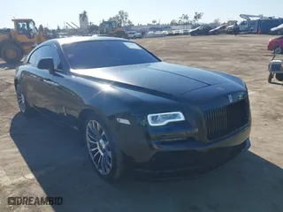 2016 Rolls-Royce Wraith with VIN SCA665C51GUX85992, listed as a IAAI auction lot 41344751 with 42,675 mi miles. Bid and sale history available at carsss.com. Image 1.