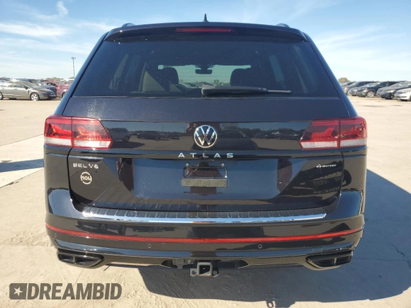 2023 Volkswagen Atlas SEL R-Line Black z VIN 1V2SR2CA1PC534761, wystawiony jako Copart lot #80711404 z przebiegiem 21 802 mil mil oraz Szkoda całkowita • Salvage title. Historia ofert i sprzedaży dostępna na DreamBid. Obrazek 6.