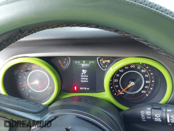 2023 Jeep Wrangler Willys with VIN 1C4HJXDG7PW646627, listed as a IAAI auction lot 42469601 with 50,178 mi miles and . Bid and sale history available at DreamBid. Image 7.