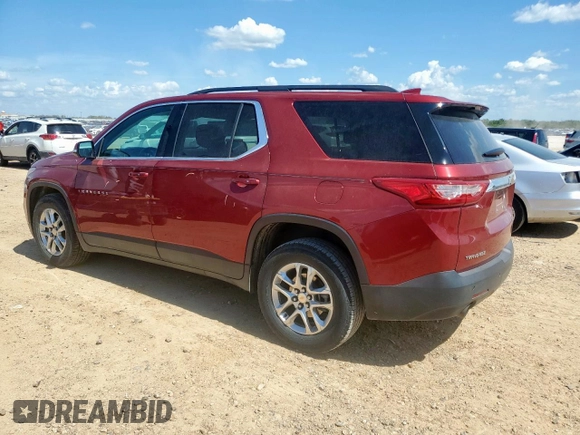 2020 Chevrolet Traverse LT Cloth with VIN 1GNERGKW6LJ289378, listed as a Copart auction lot 63247035 with 100,394 mi miles and Salvage title. Bid and sale history available at DreamBid. Image 2.